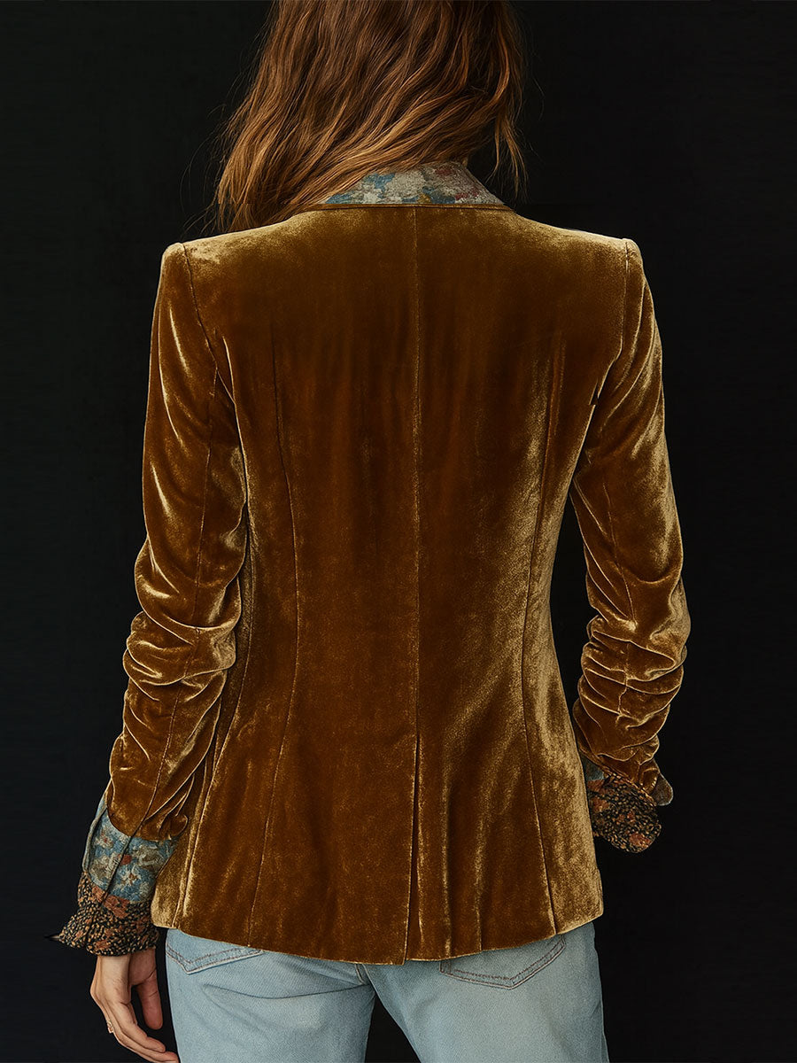 Marissa - Blazer Patchwork Vintage a Fiori per Donne