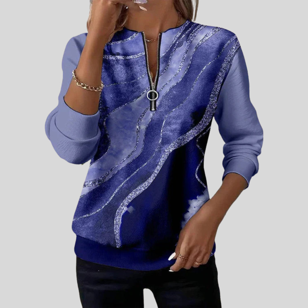 Verona | Felpa con Zip Elegante