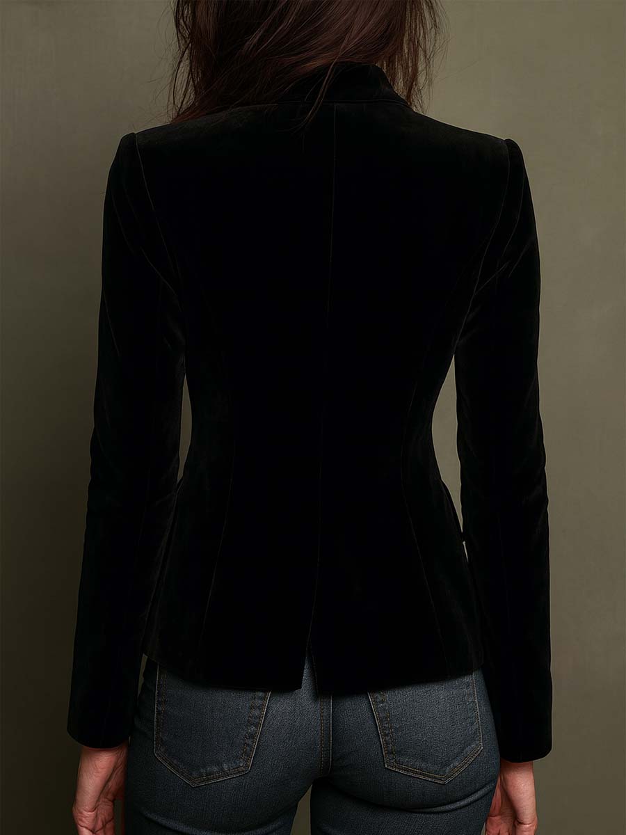 Shona - Blazer Ricamato Floreale Colorato da Donna