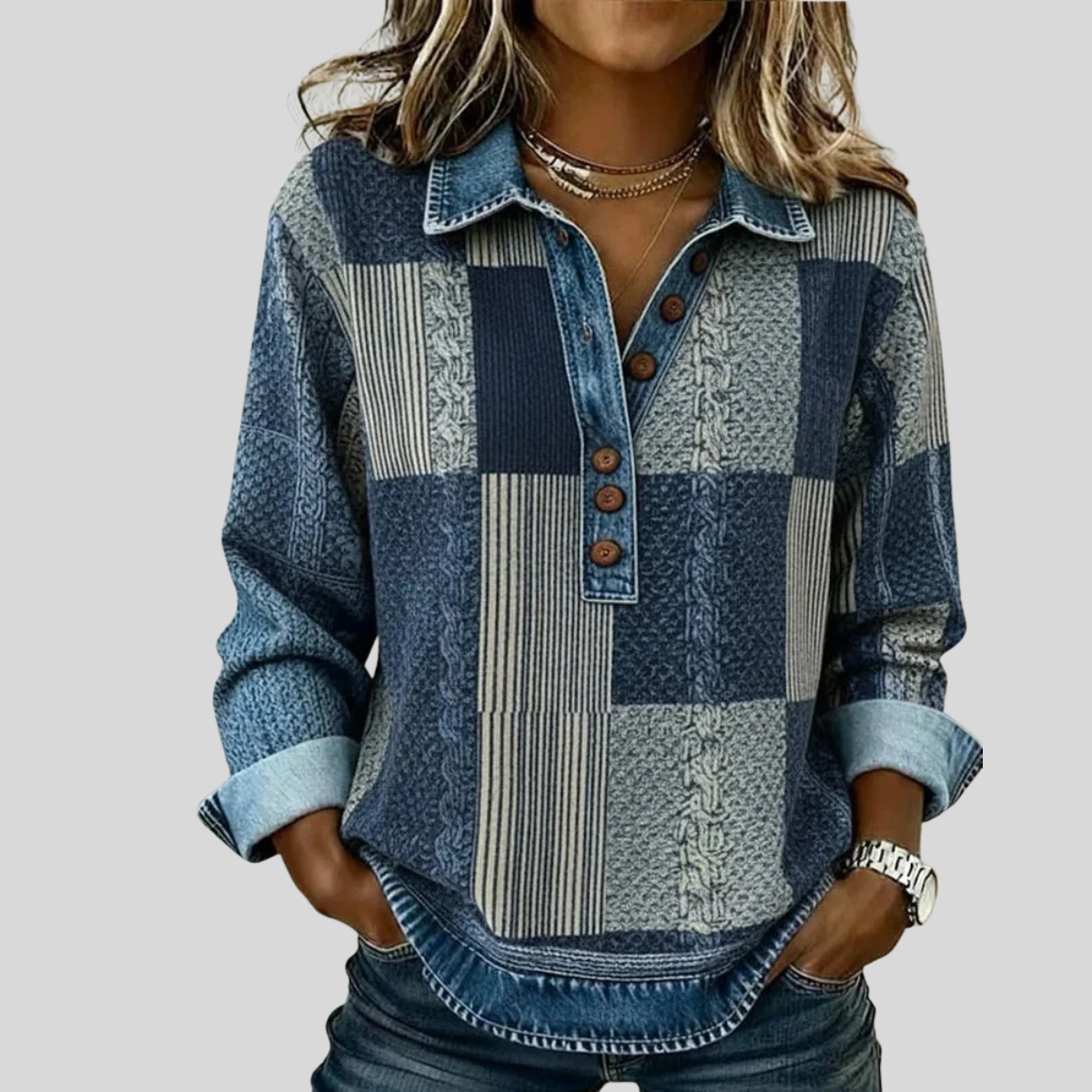 Hattie | Maglione Collo a Pieghe