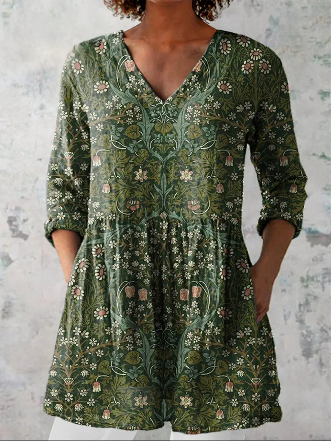 Addison | Blusa lunga a V