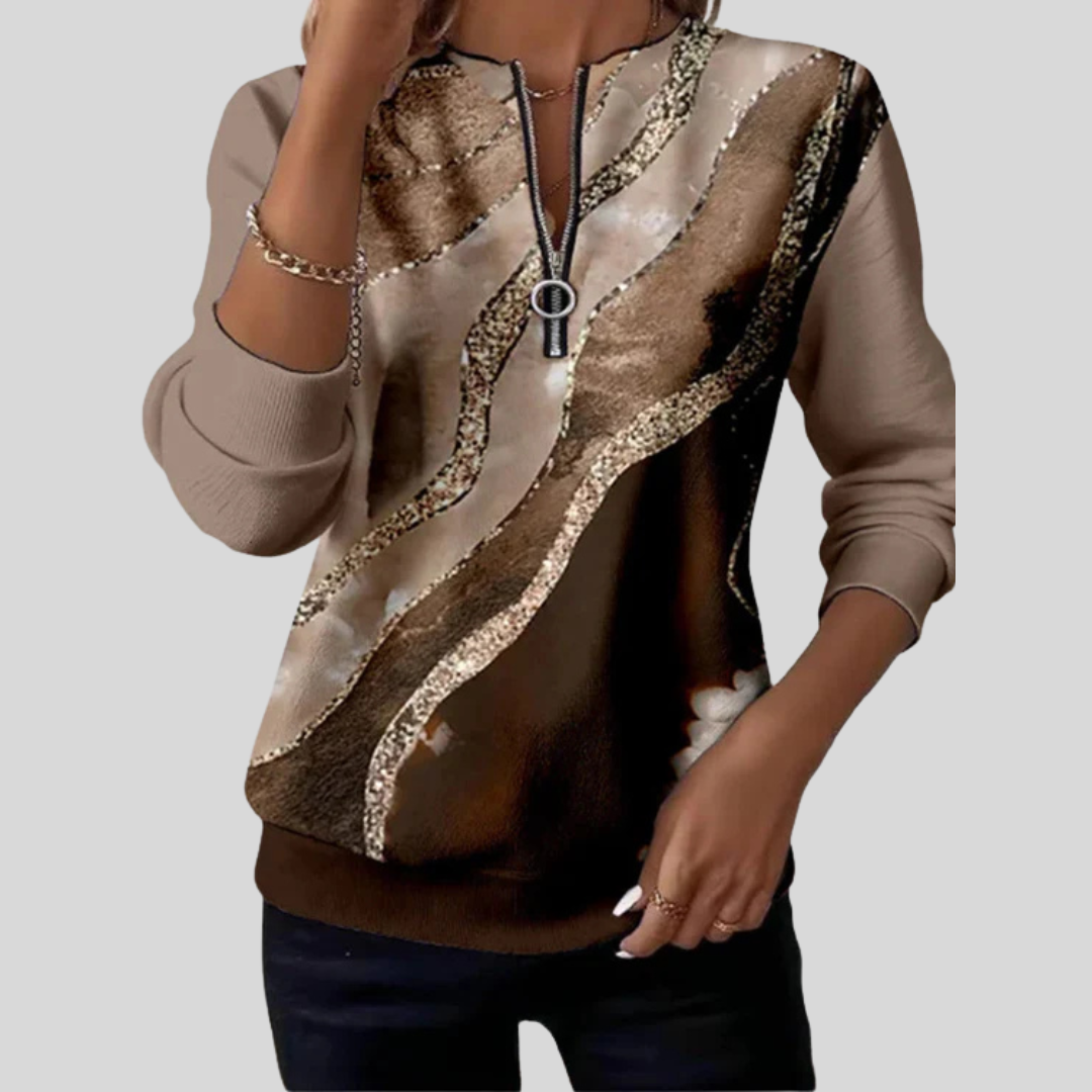 Verona | Felpa con Zip Elegante