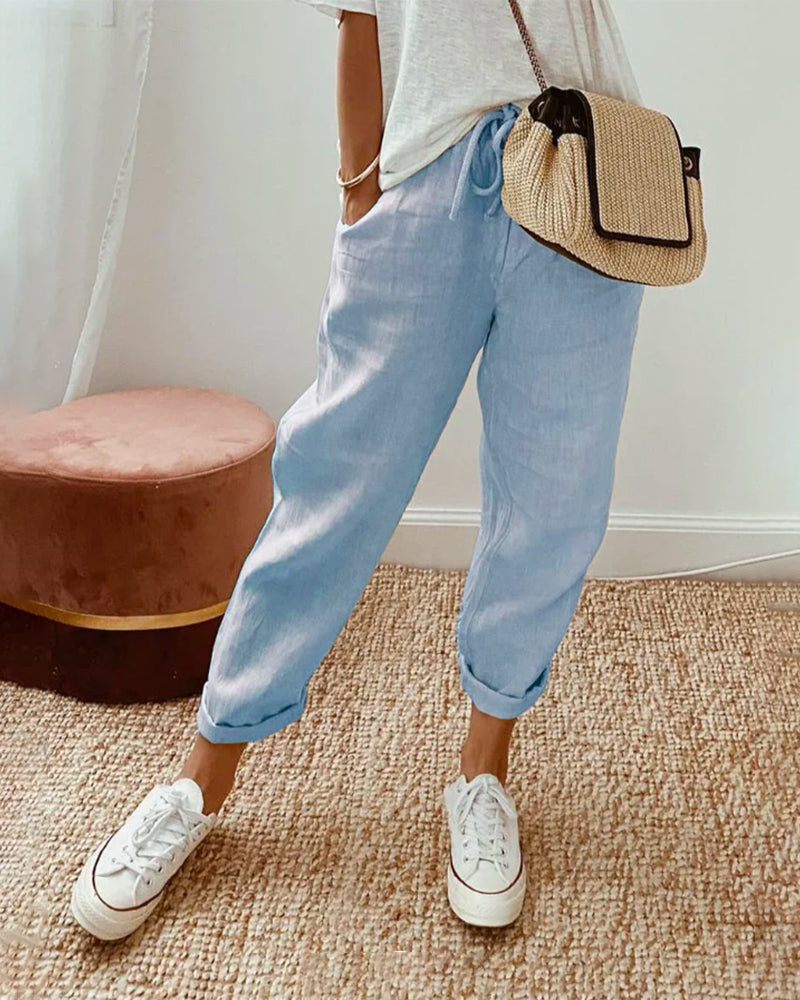 Vittoria | Pantaloni Fluidi Comodi ed Eleganti