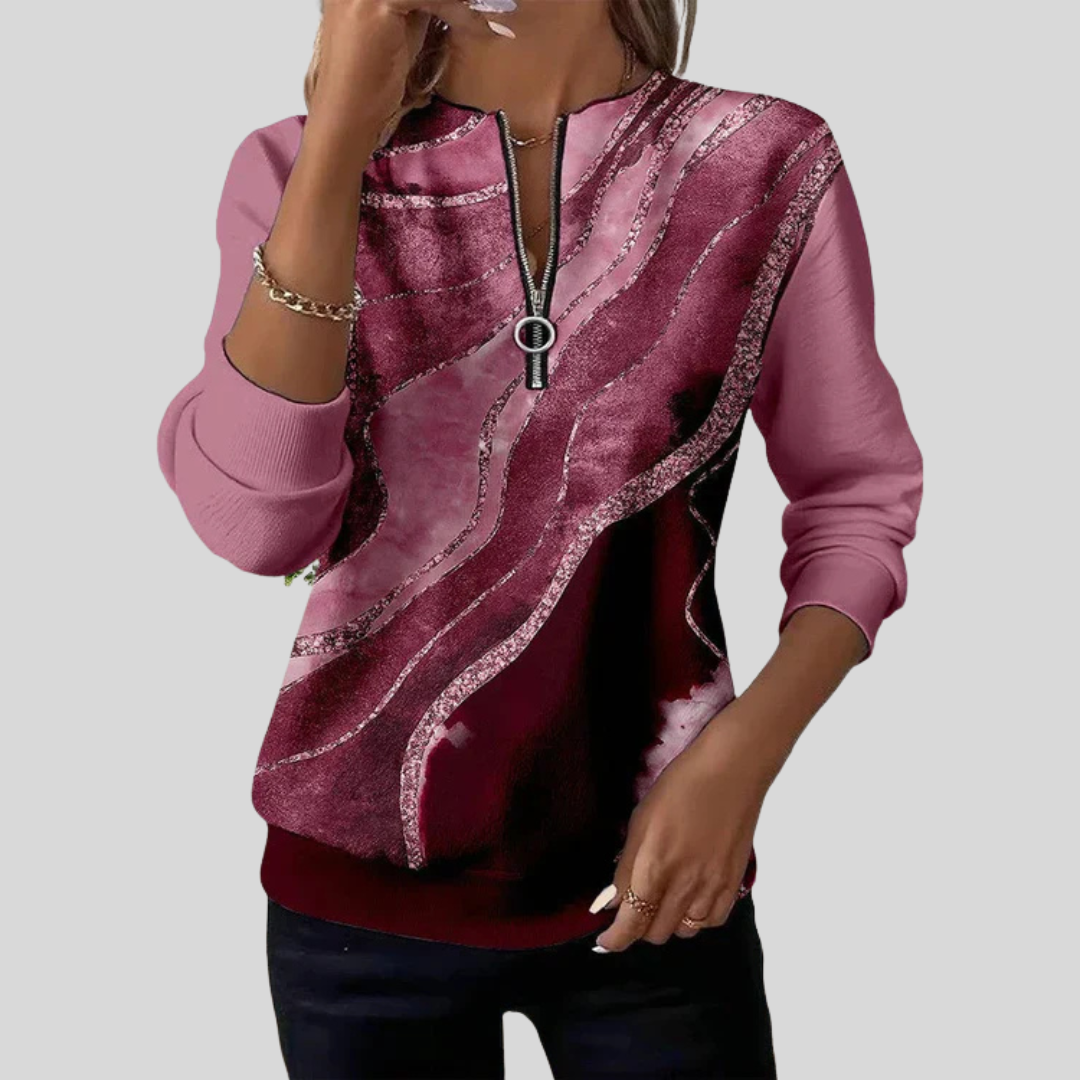 Verona | Felpa con Zip Elegante