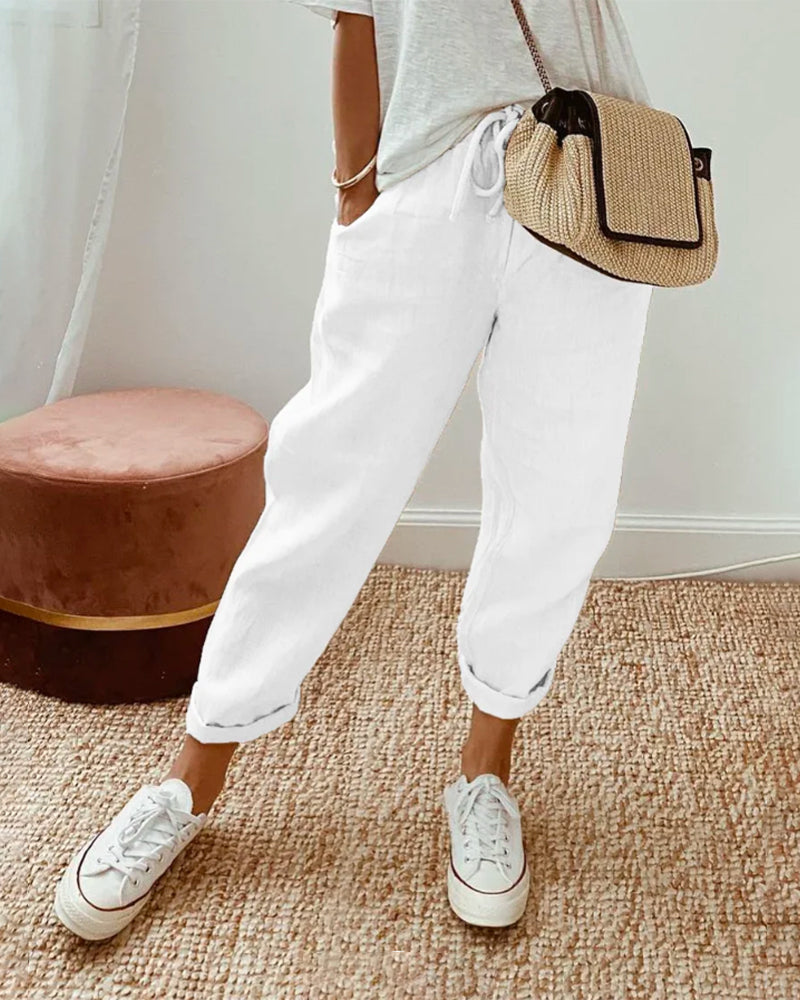 Vittoria | Pantaloni Fluidi Comodi ed Eleganti