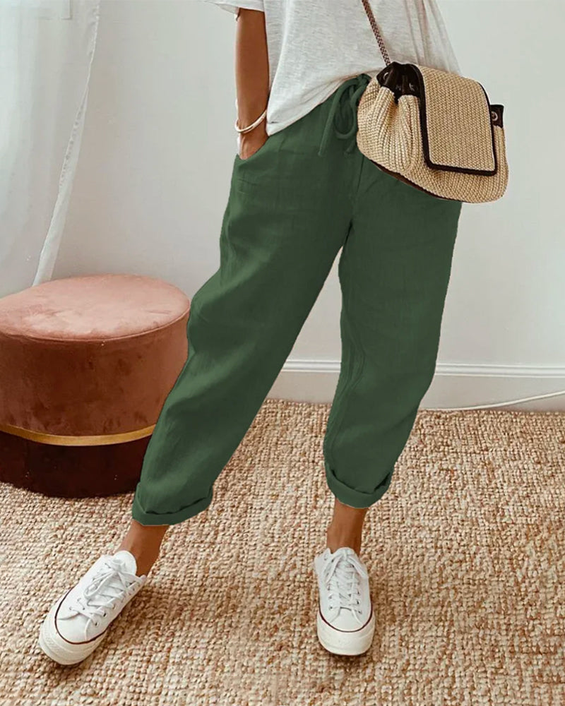 Vittoria | Pantaloni Fluidi Comodi ed Eleganti