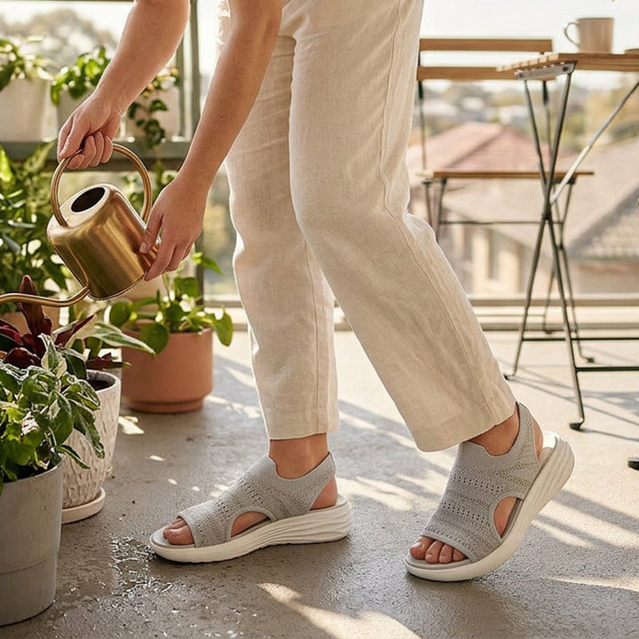 Anita | Sandali con Plateau Traspiranti