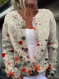 Sabrina™ | Cardigan Vintage a Fiori Lavorato a Maglia