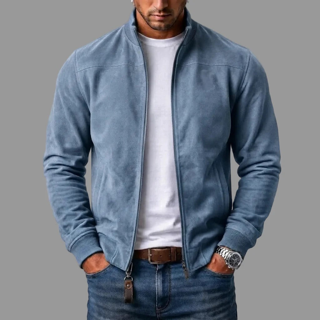 Enrico | Giacca bomber in camoscio
