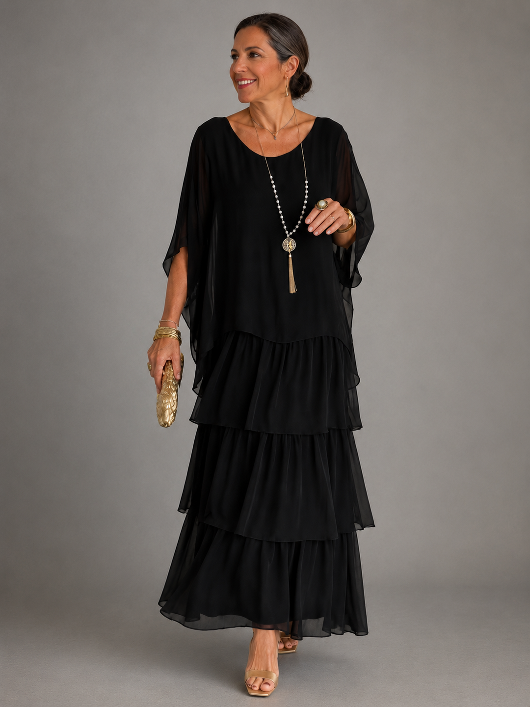 Lara | Abito Maxi Elegante e Fluido