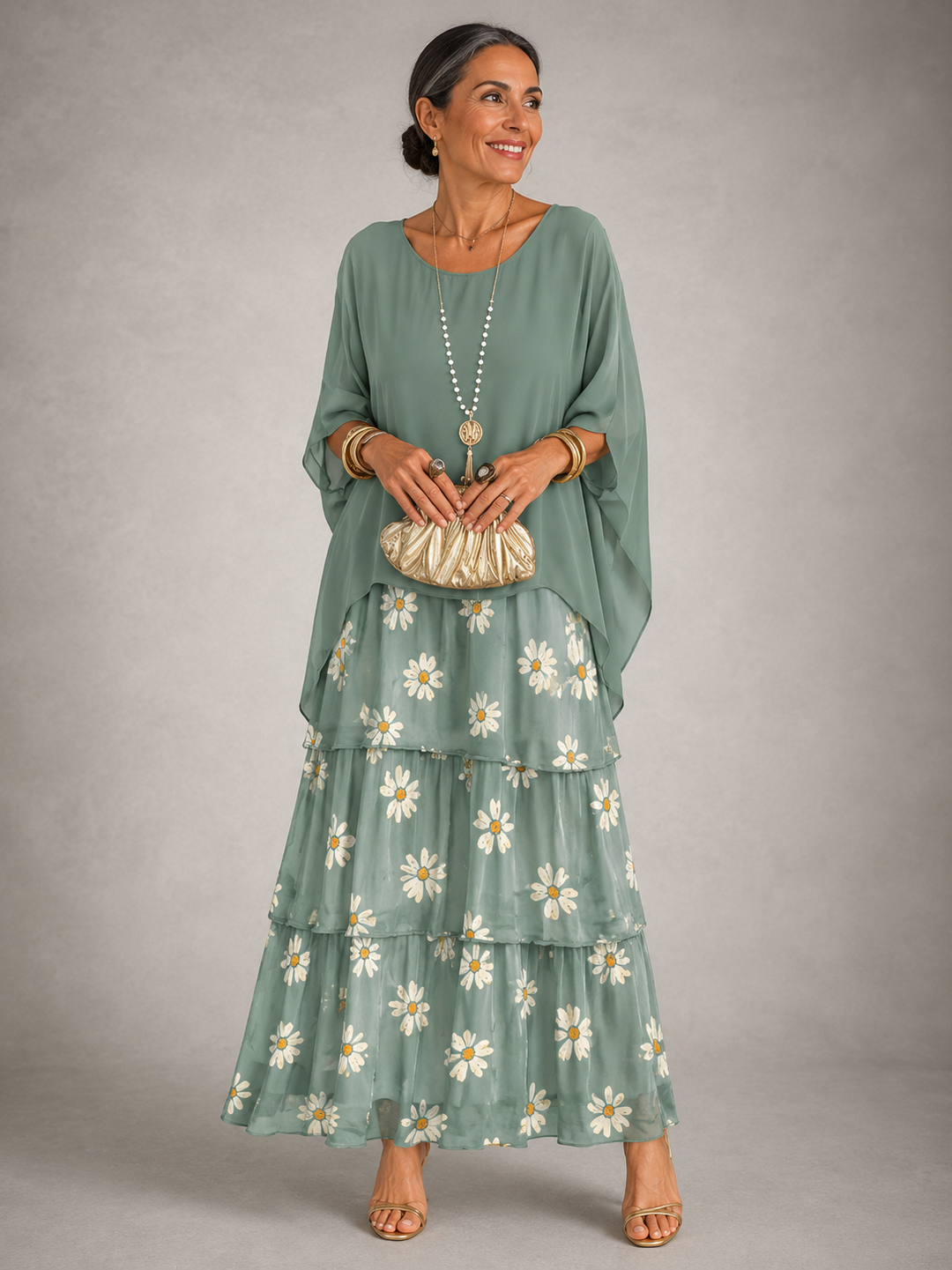 Lara | Abito Maxi Elegante e Fluido