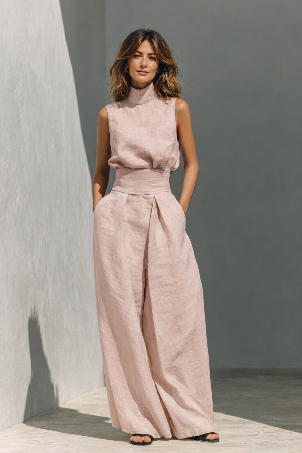 Maria | Completo con canotta e pantaloni ampi