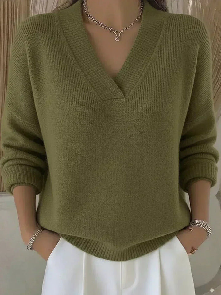 Antonia | Maglione Oversize con Collo a V
