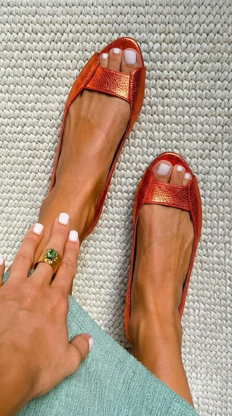 Adelina | Sandali Dorati Comfort Raffinati