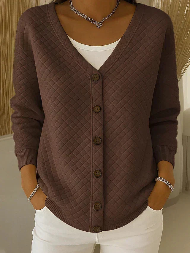 Inmaculada | Giacca Imbottita in Maglia con Bottoni