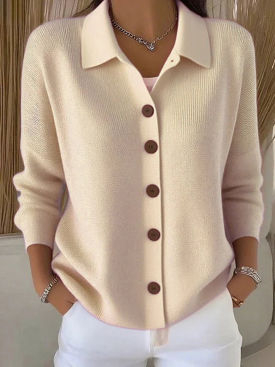 Marisol | Maglione con Collo e Bottoni