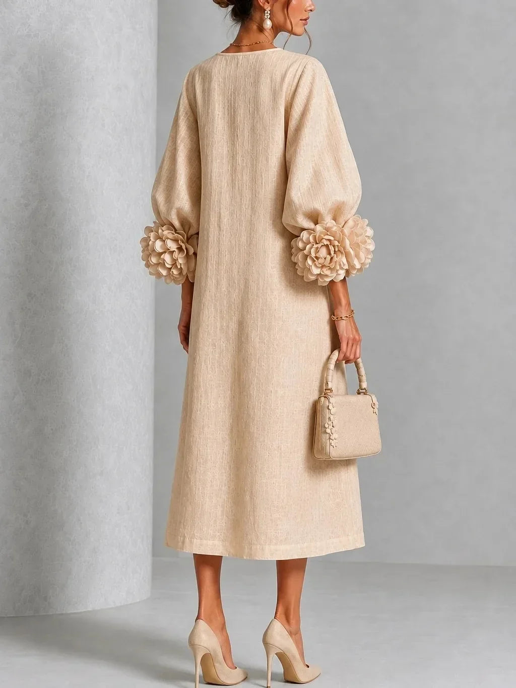 Elisa | Vestito Floreale Midi
