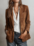 Christine - Blazer Vintage Marrone da Donna