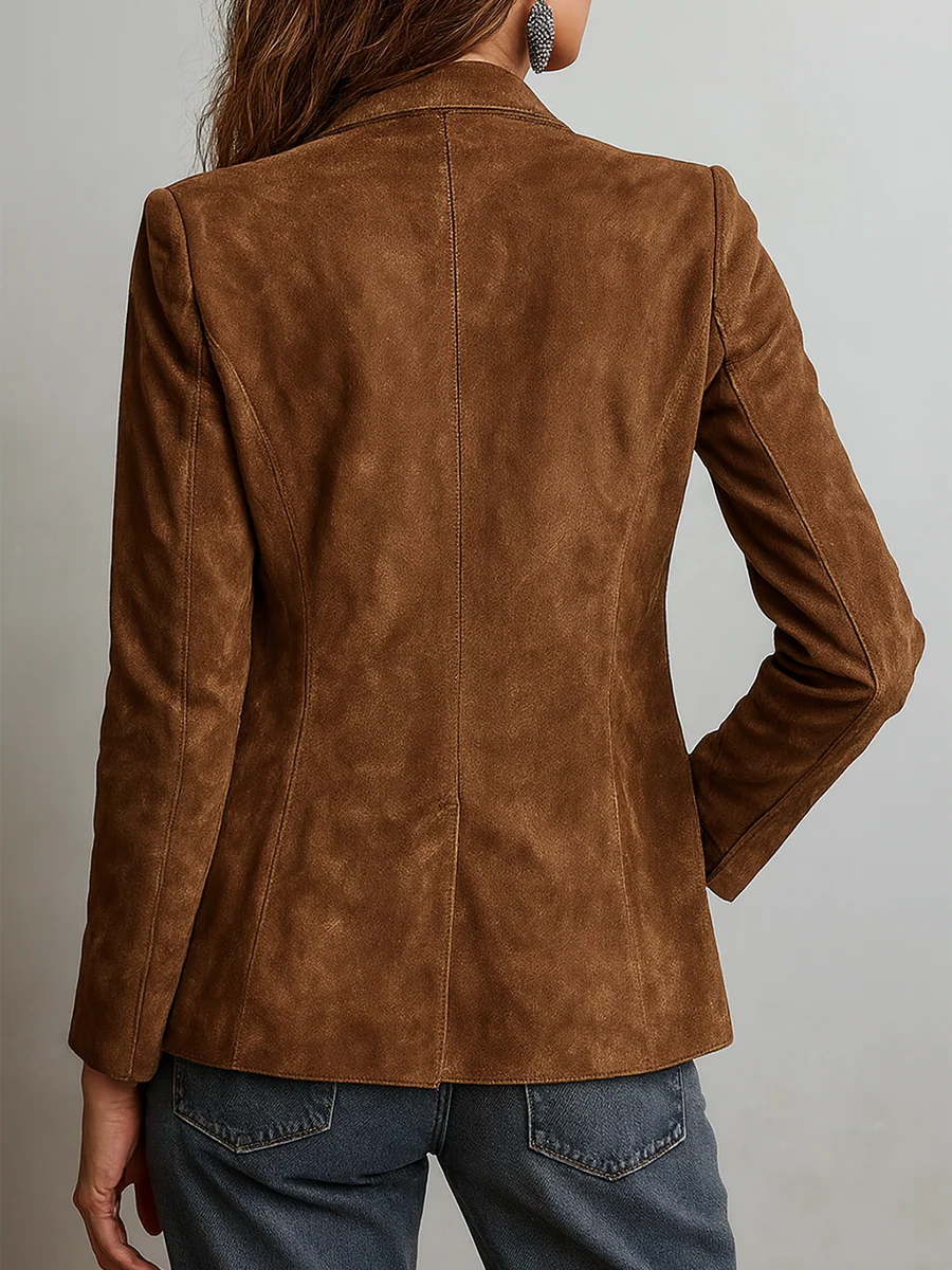 Christine - Blazer Vintage Marrone da Donna