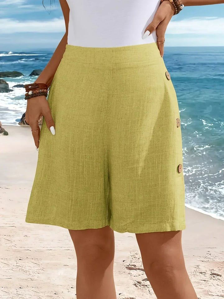 Carlotta | Pantaloncini Estivi Traspiranti e Drappeggiati