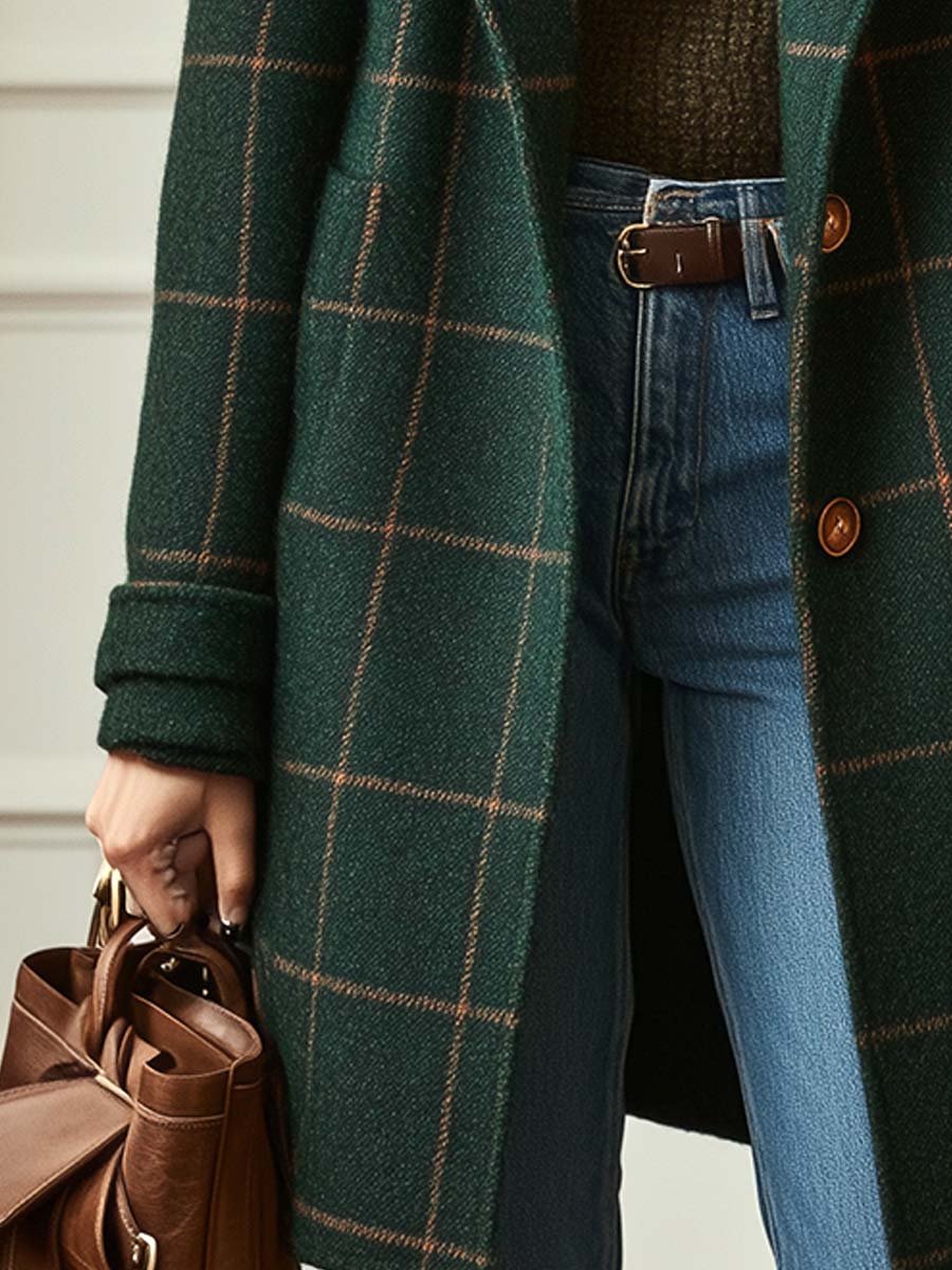 CAPPOTTO A CHECK BELLA | UN LAYER FAVOREVOLE PER TUTTI I GIORNI