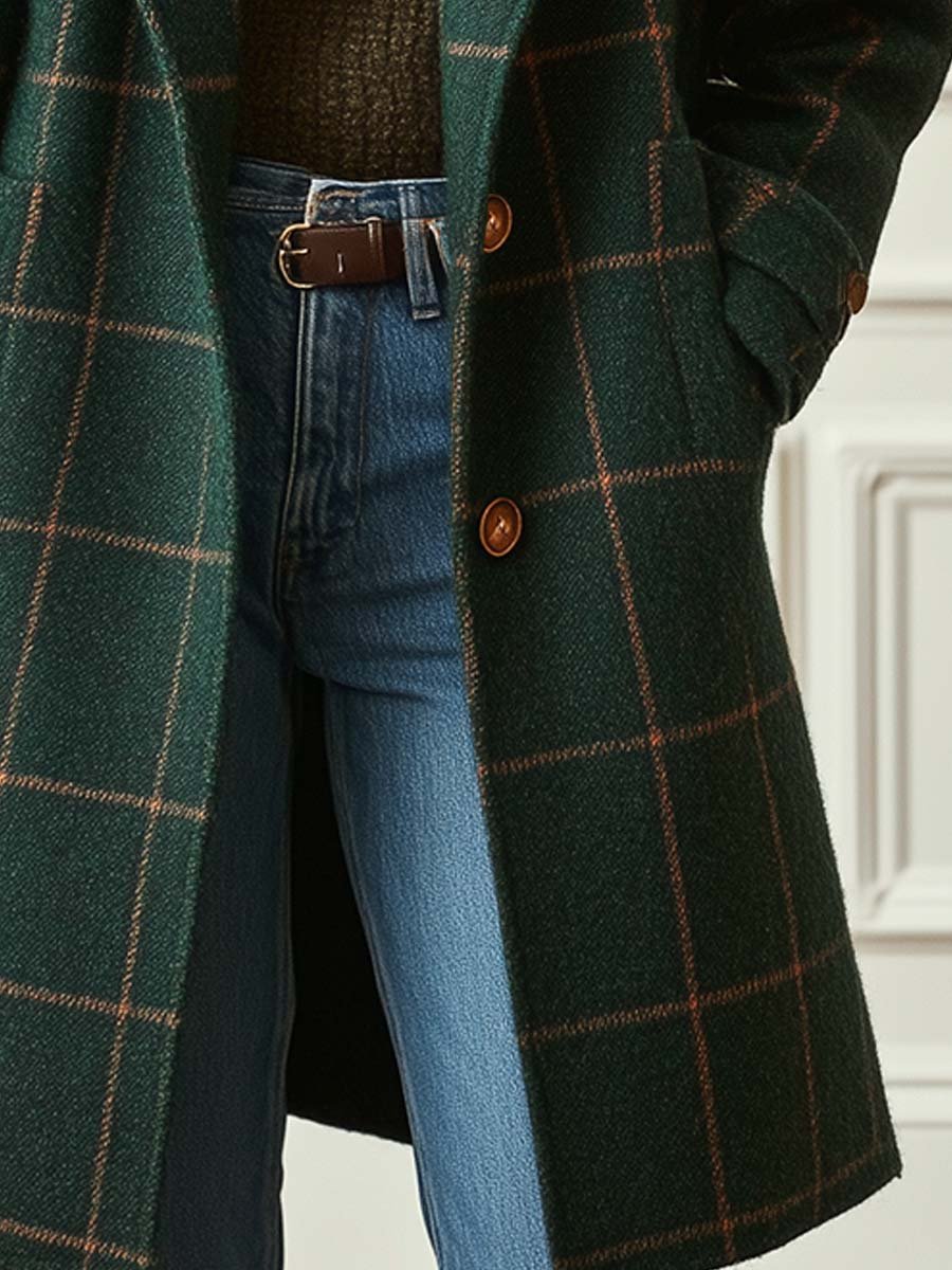 CAPPOTTO A CHECK BELLA | UN LAYER FAVOREVOLE PER TUTTI I GIORNI