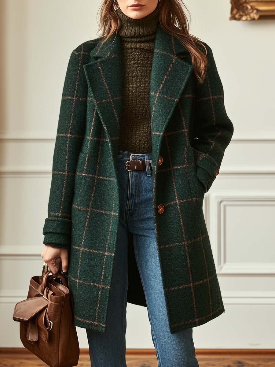 CAPPOTTO A CHECK BELLA | UN LAYER FAVOREVOLE PER TUTTI I GIORNI
