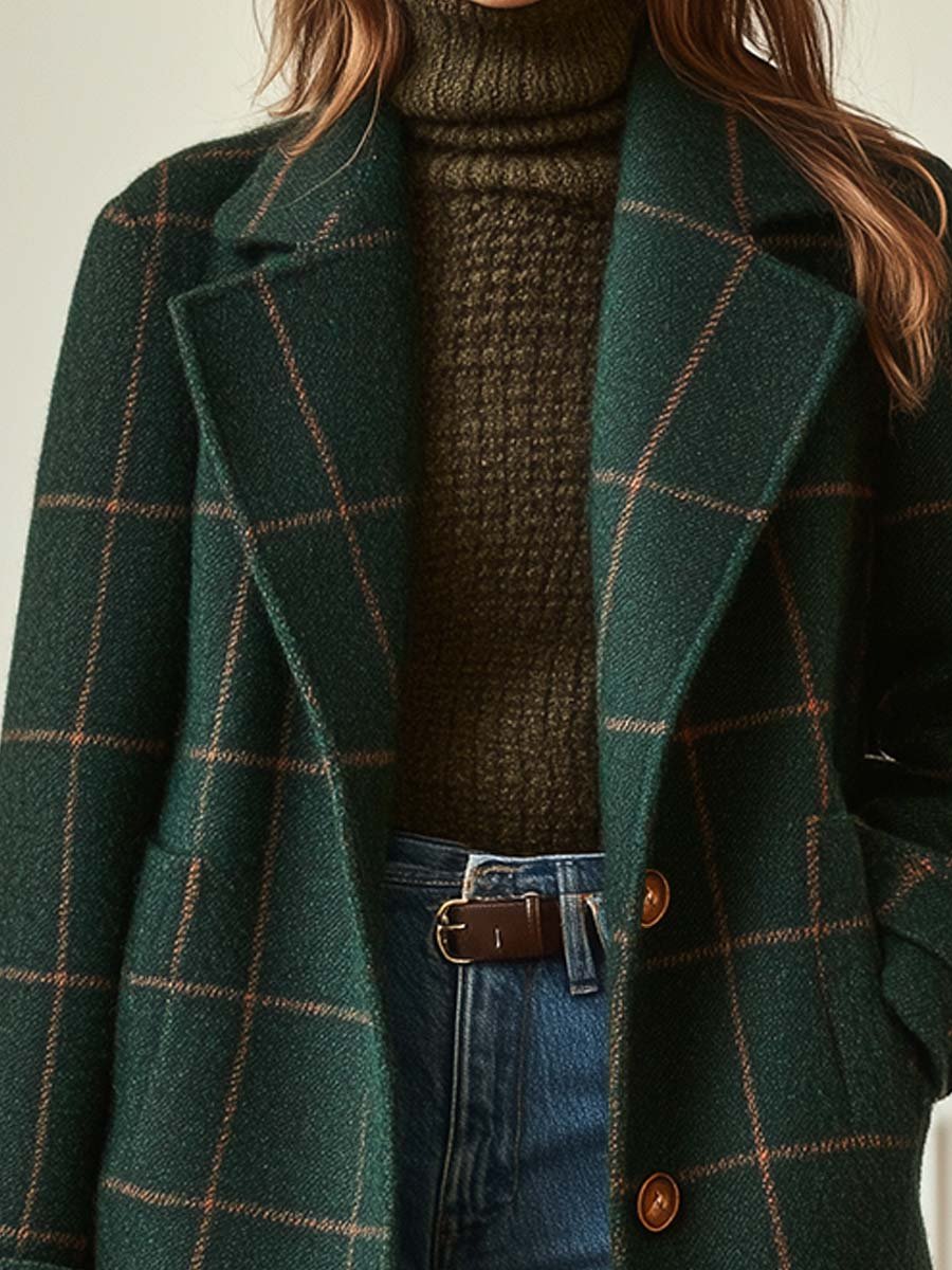 CAPPOTTO A CHECK BELLA | UN LAYER FAVOREVOLE PER TUTTI I GIORNI