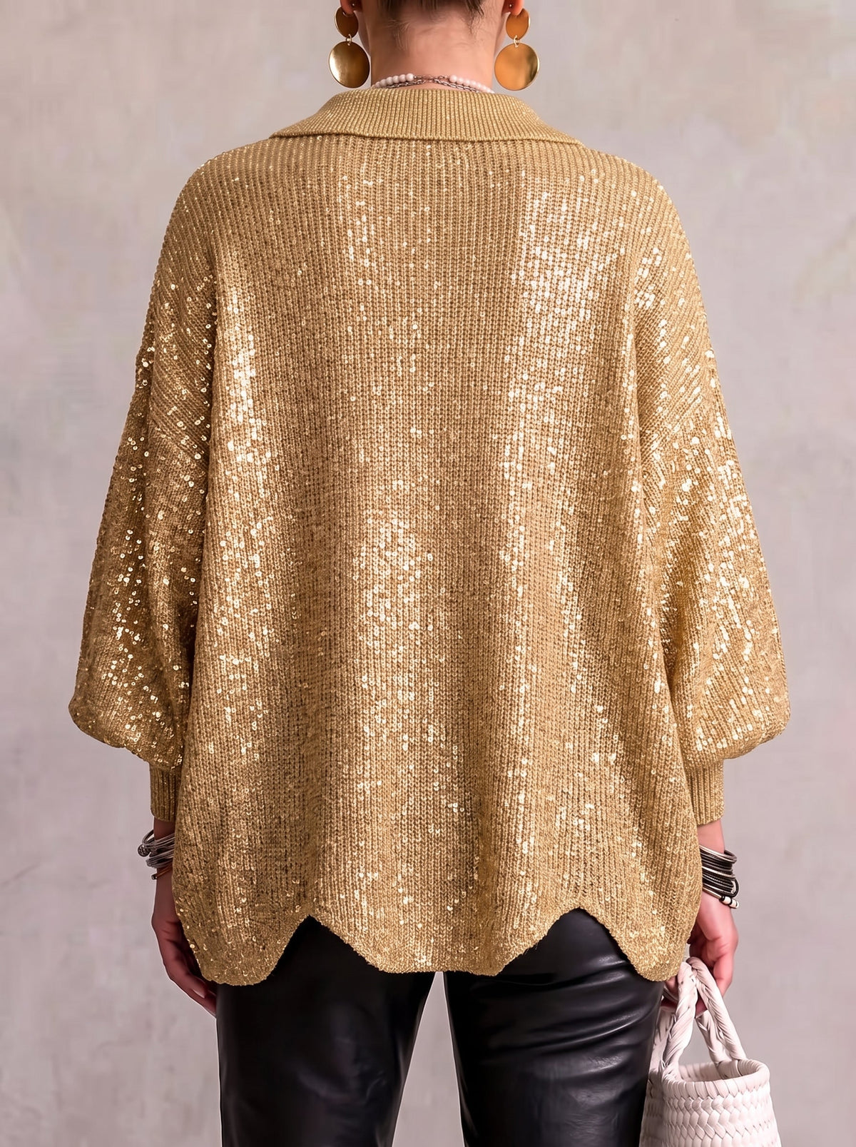 Elena™ | Cardigan Oversize con Collo